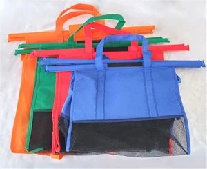 Ki pa tise Trolly Sipè Makèt Shopping Cart Bag